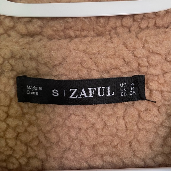 Zaful Teddy Bear Sherpa Coat - Picture 2 of 3